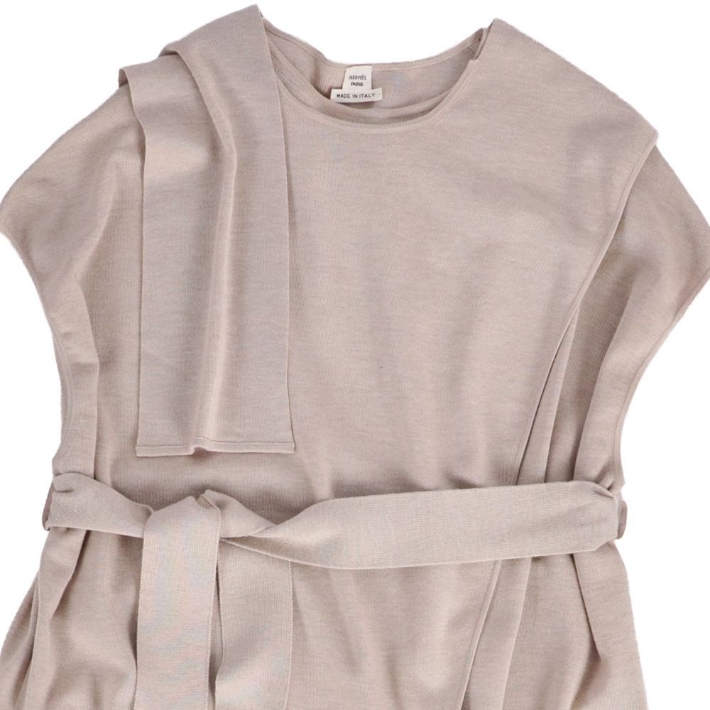 Hermes Dress Belted Knit Flen — view 5