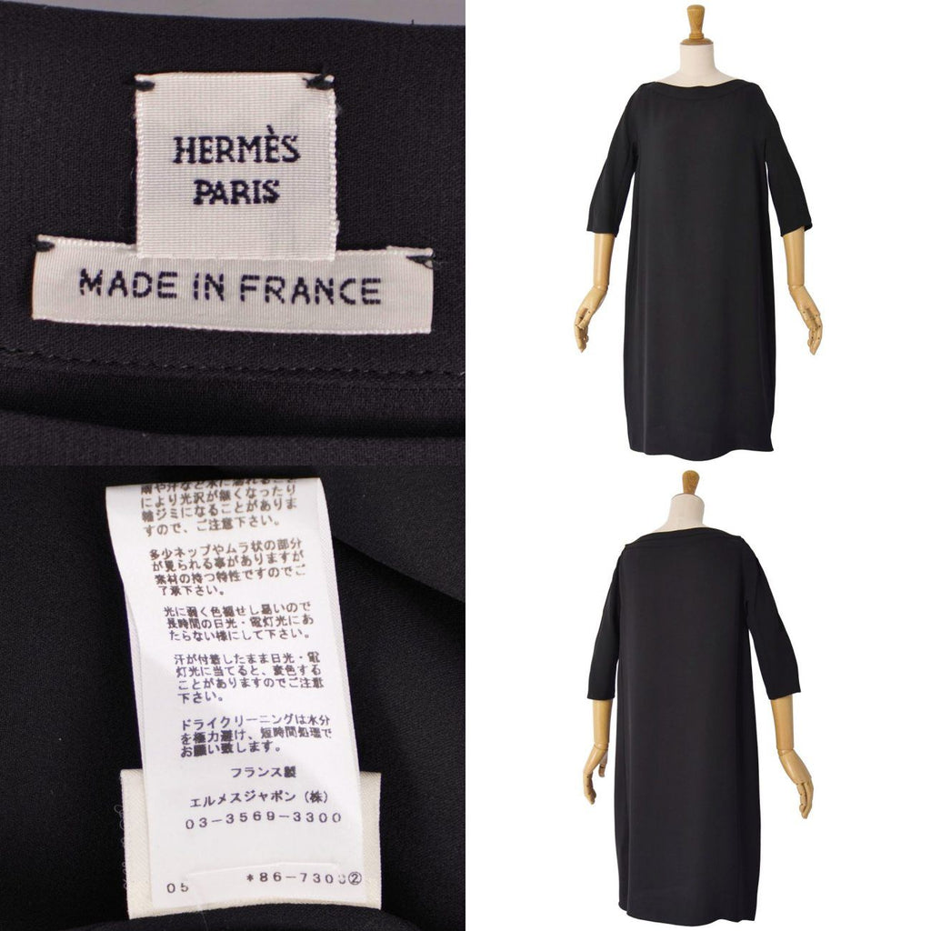 Hermes Dress Half Sleeve Silk — view 7