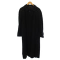Fendi Vintage Soutien Collar Coat Long Wool 48 Black