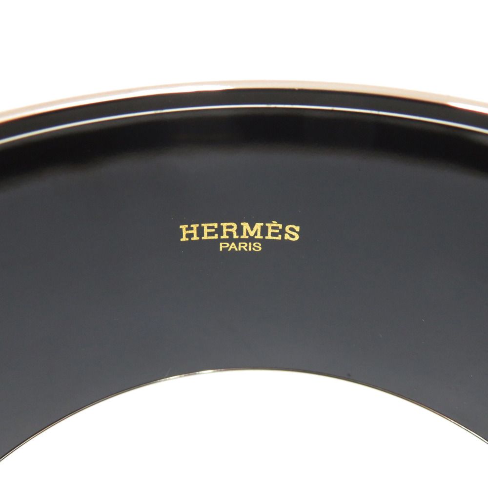 Hermes Enamel TGM Bangle Metal Blue Bracelet