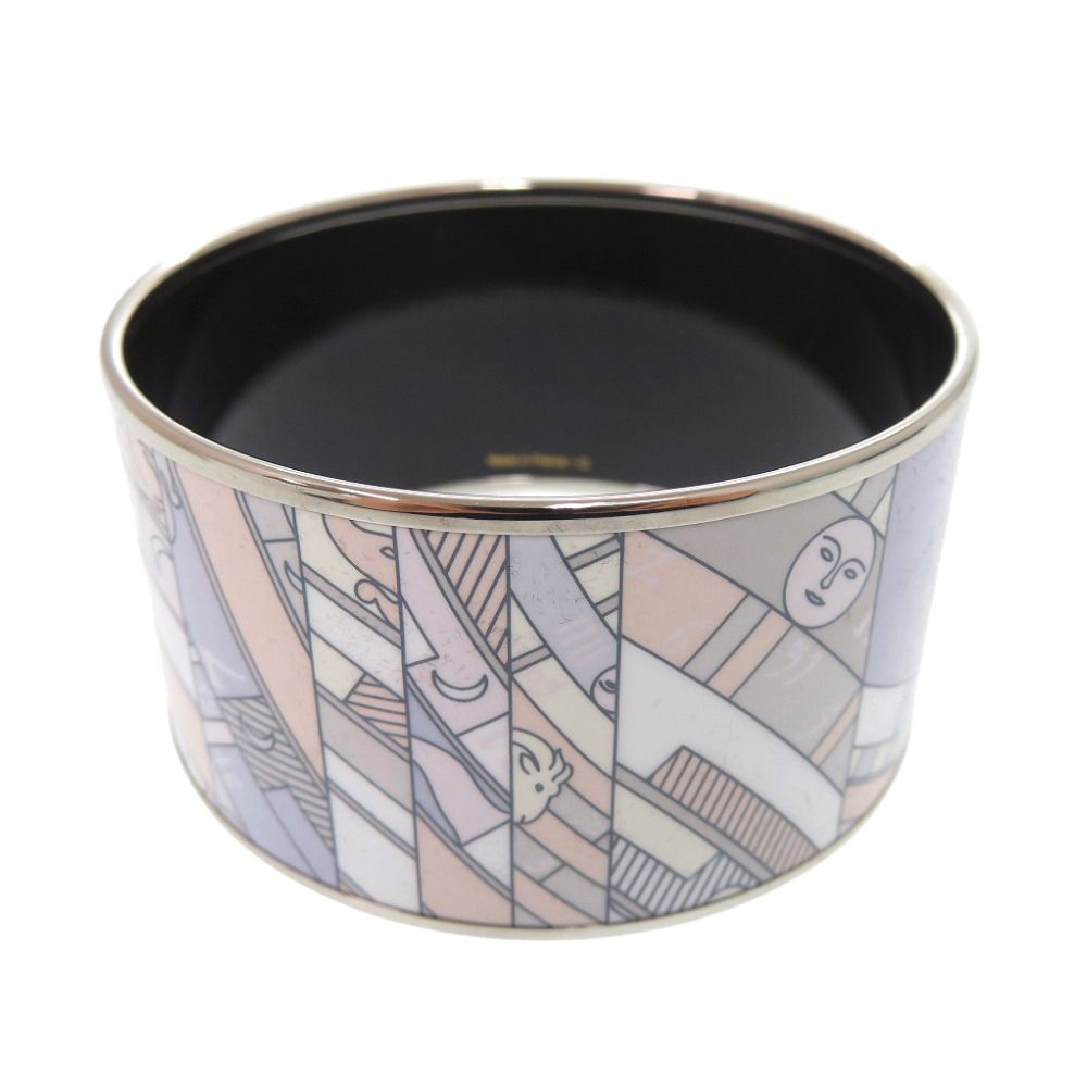 Hermes Enamel TGM Bangle Metal Blue Bracelet