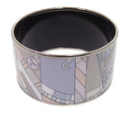 Hermes Enamel TGM Bangle Metal Blue Bracelet