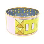 Hermes Enamel Collier de Chiens Bracelet