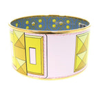 Hermes Enamel Collier de Chiens Bracelet