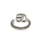 Gucci Arabesque Double Key Motif 925 Sterling Silver Ring