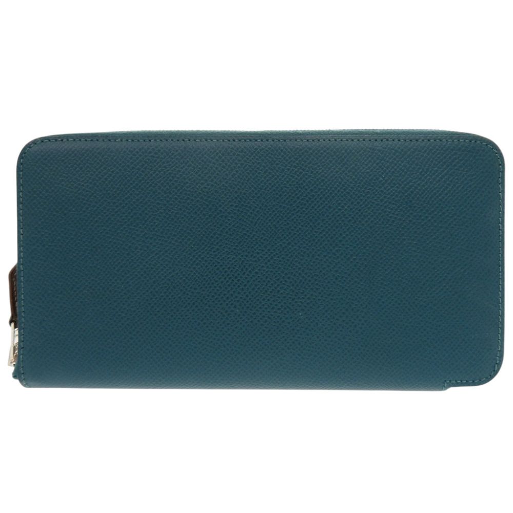 Hermes Azap Long Silk in Veau Vert Bosphore Wallet