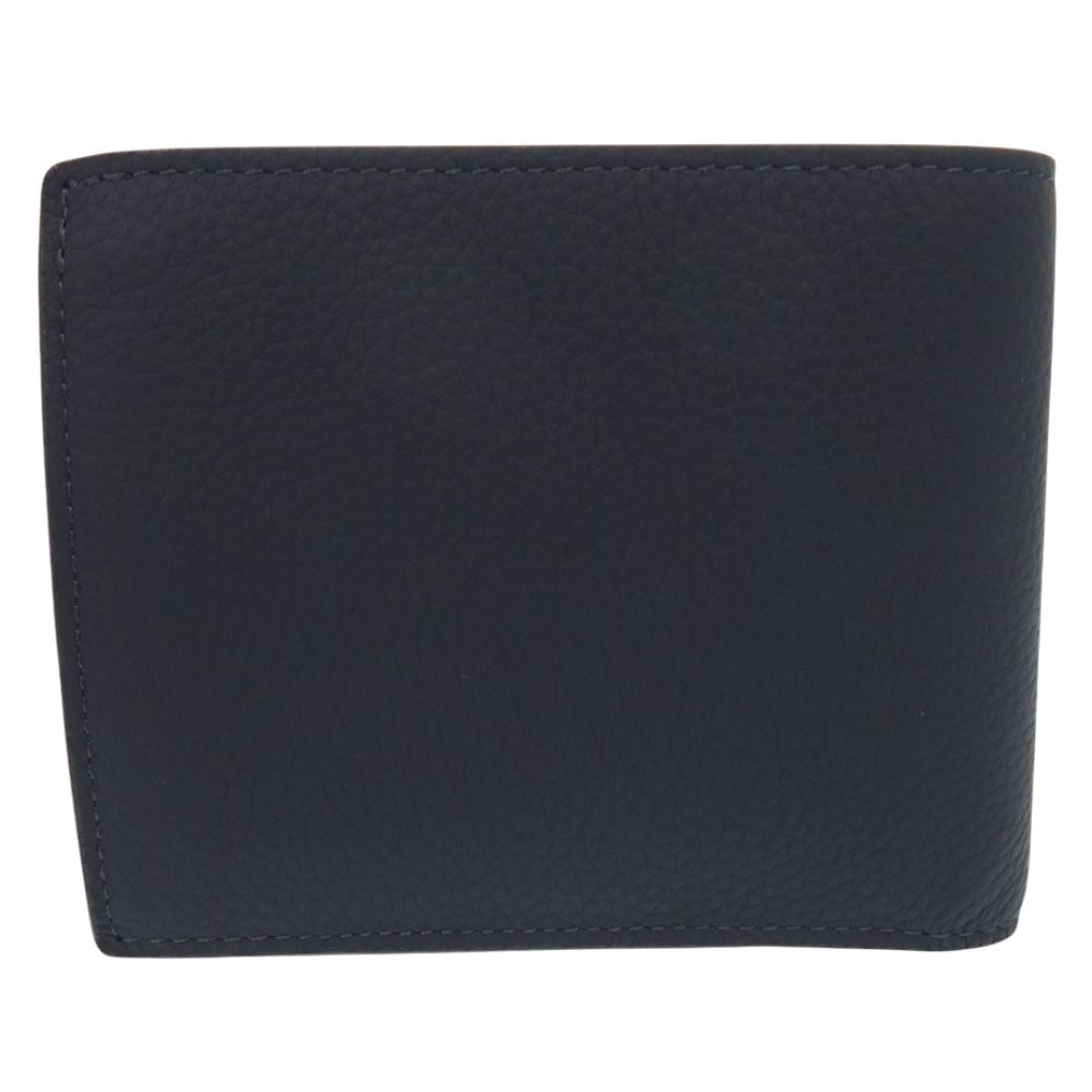 Louis Vuitton Portefeuille Marco Aerogram Leather Navy Bifold Wallet