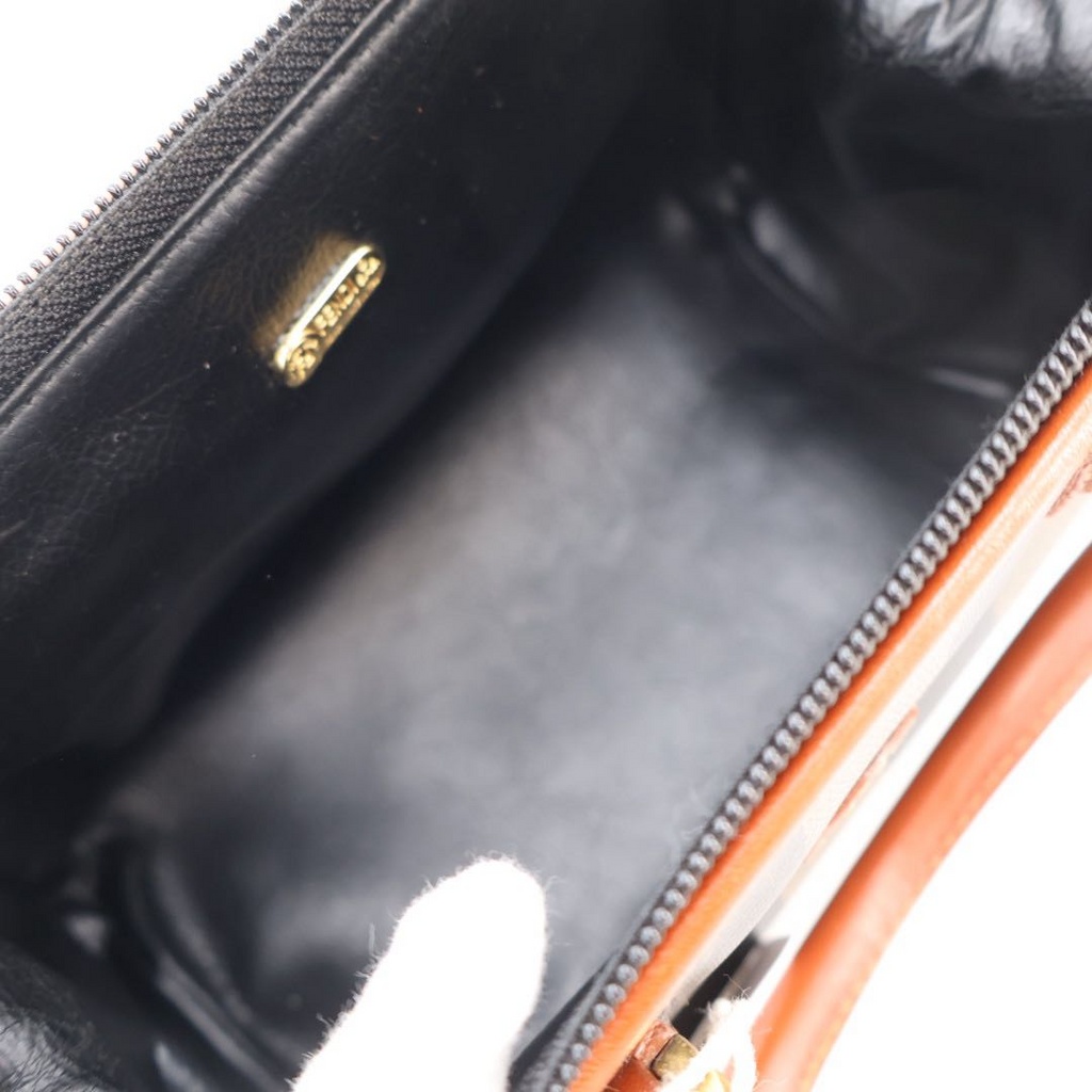 Fendi Pecan Mini Boston Bag