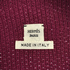 Hermes High Neck Sleeve Knit Top Purple 36 Sweater — view 3