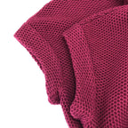 Hermes High Neck Sleeve Knit Top Purple 36 Sweater — view 4