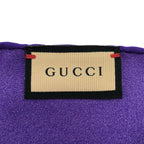 Gucci Silk Scarf Purple