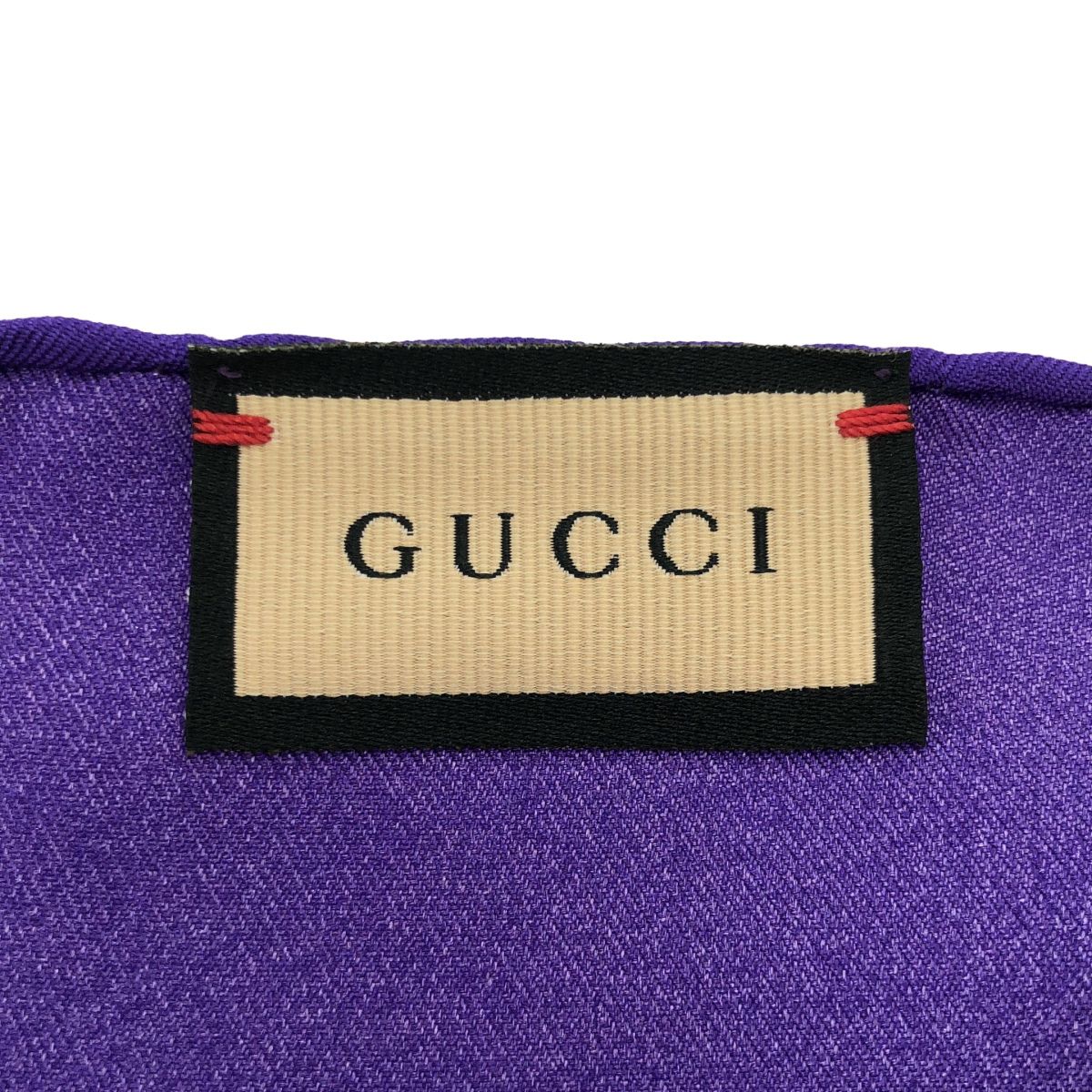 Gucci Silk Scarf Purple