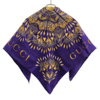 Gucci Silk Scarf Purple