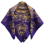Gucci Silk Scarf Purple