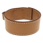 Hermes Meadle Leather Bracelet Camel Brown