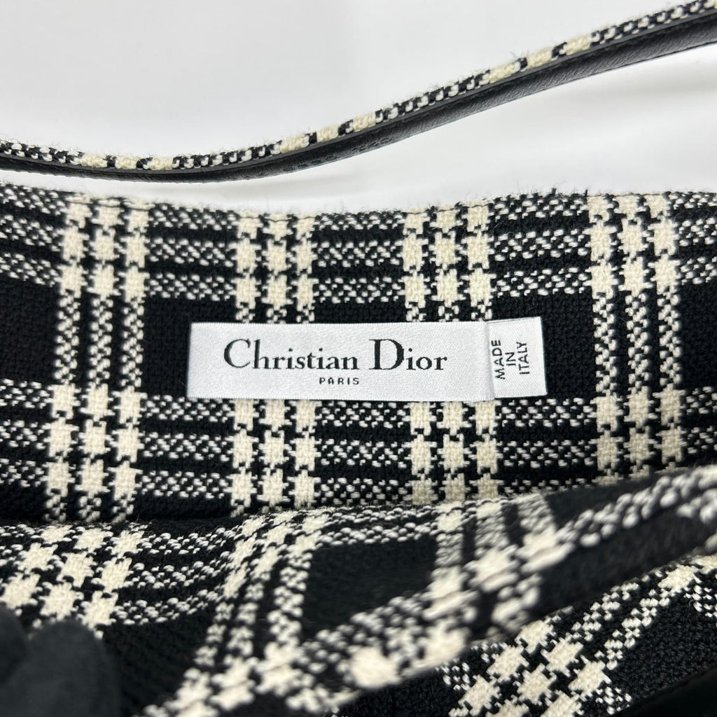 Dior Plaid Belted Tweed Mini Skirt — view 3