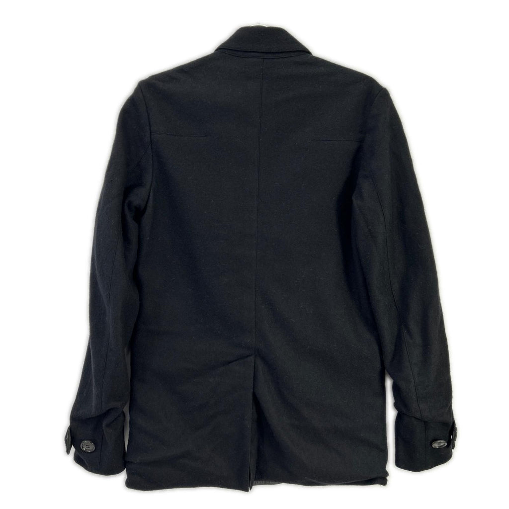 Dior Homme Black Charcoal Reversible Peacoat 46 Coat — view 2