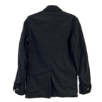 Dior Homme Black Charcoal Reversible Peacoat 46 Coat — view 2