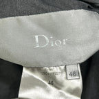 Dior Homme Black Charcoal Reversible Peacoat 46 Coat — view 5