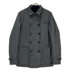 Dior Homme Black Charcoal Reversible Peacoat 46 Coat — view 3