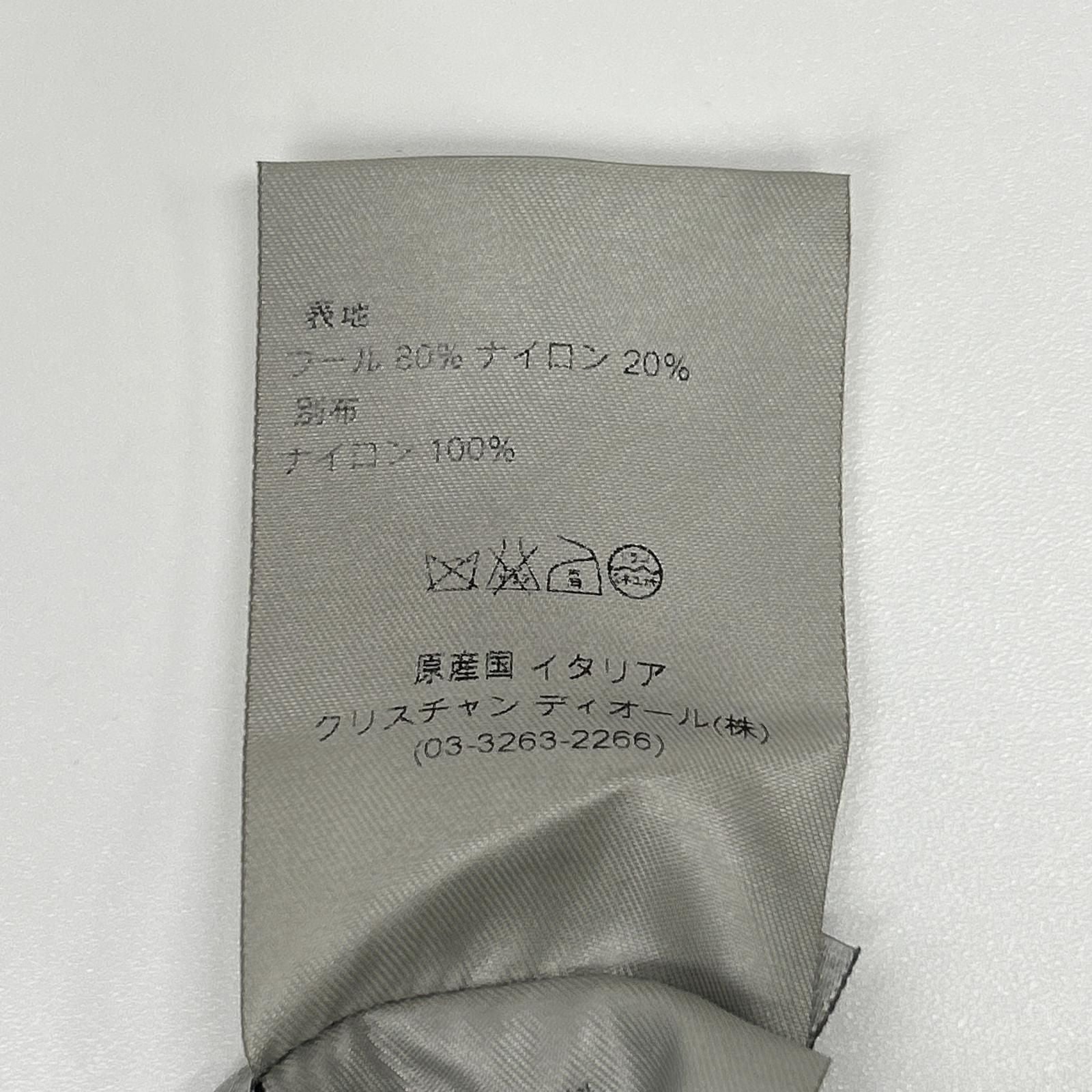Dior Homme Black Charcoal Reversible Peacoat 46 Coat — view 7