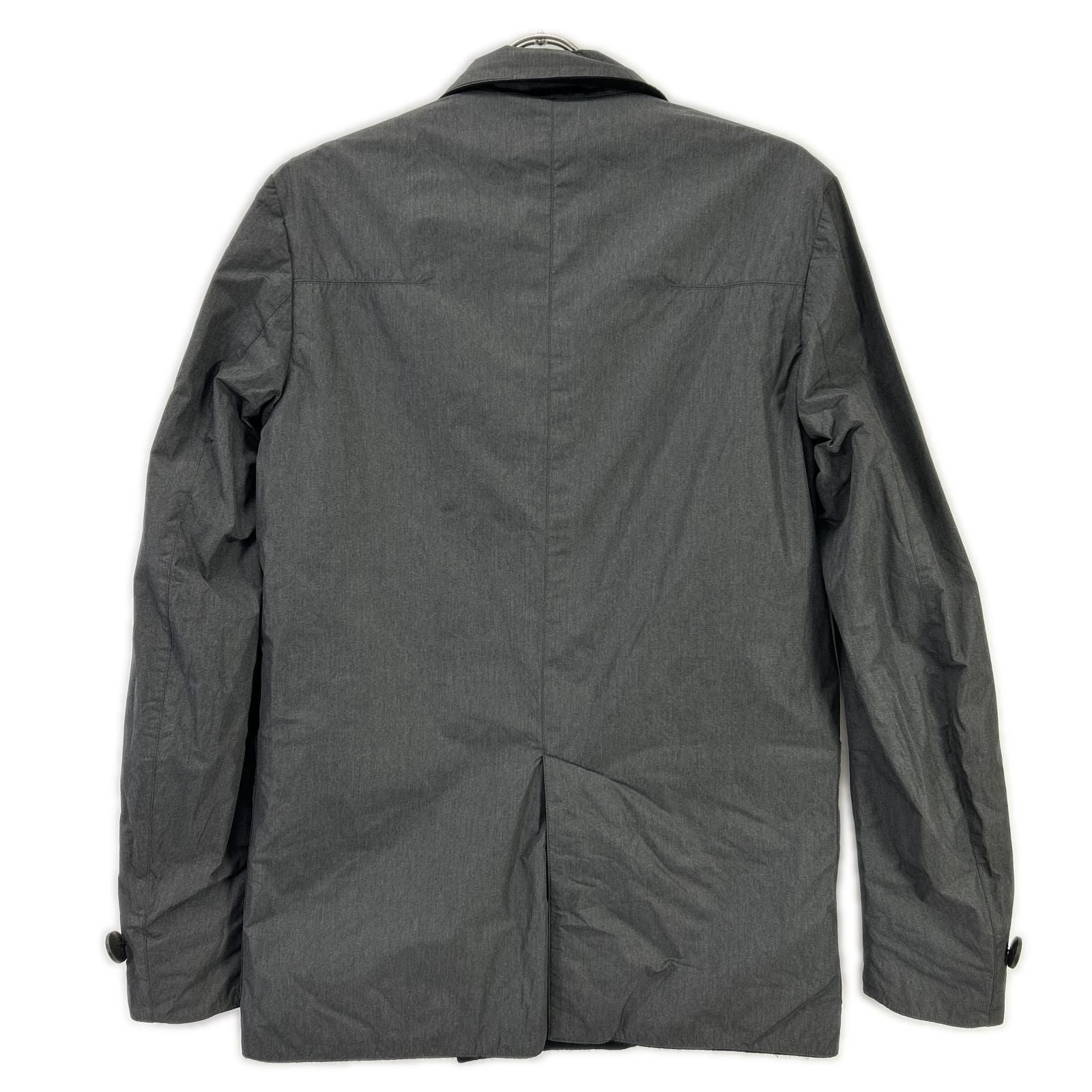 Dior Homme Black Charcoal Reversible Peacoat 46 Coat — view 4