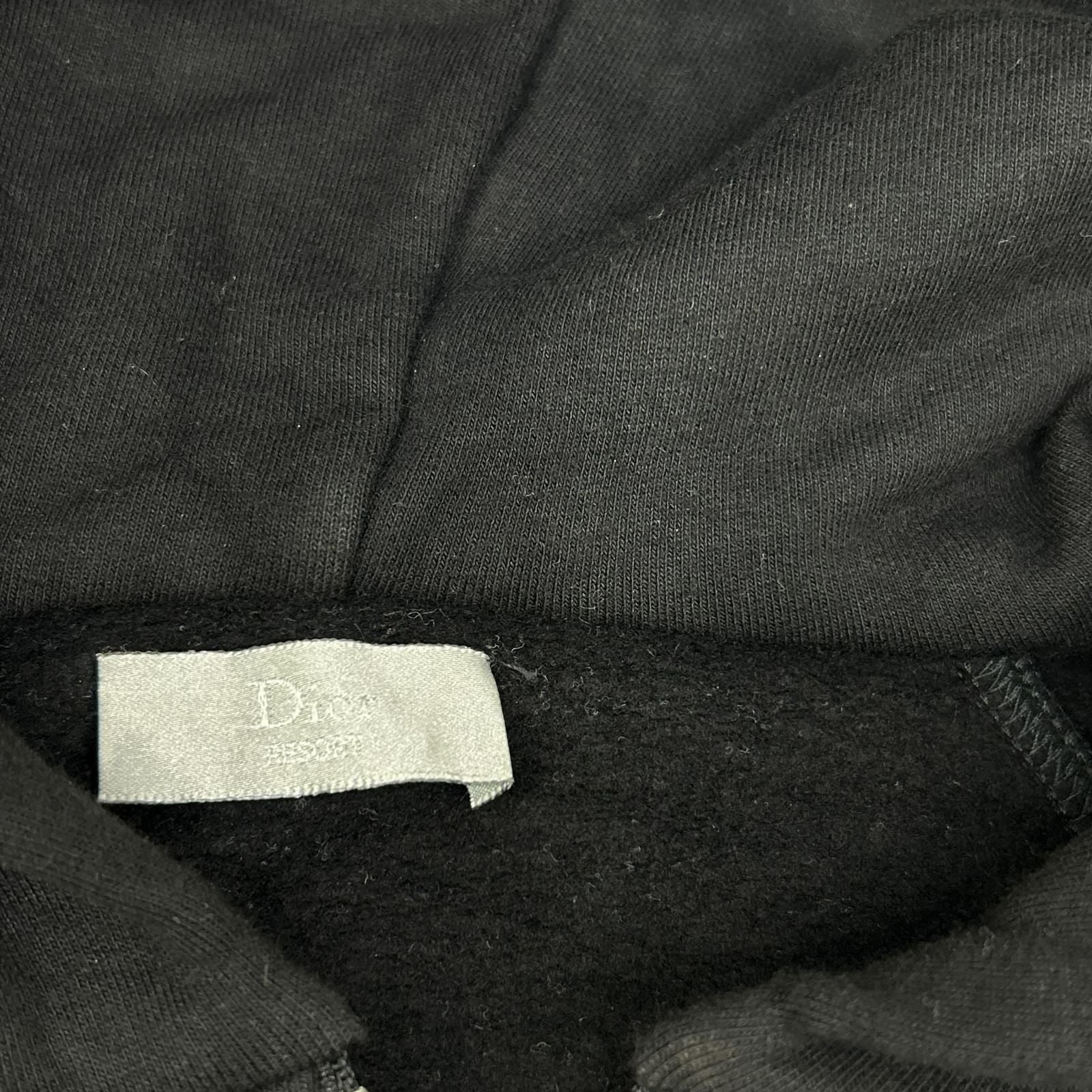 Dior Homme Resort Black Bee Embroidery Double Zip Up Hoodie 46 — view 7