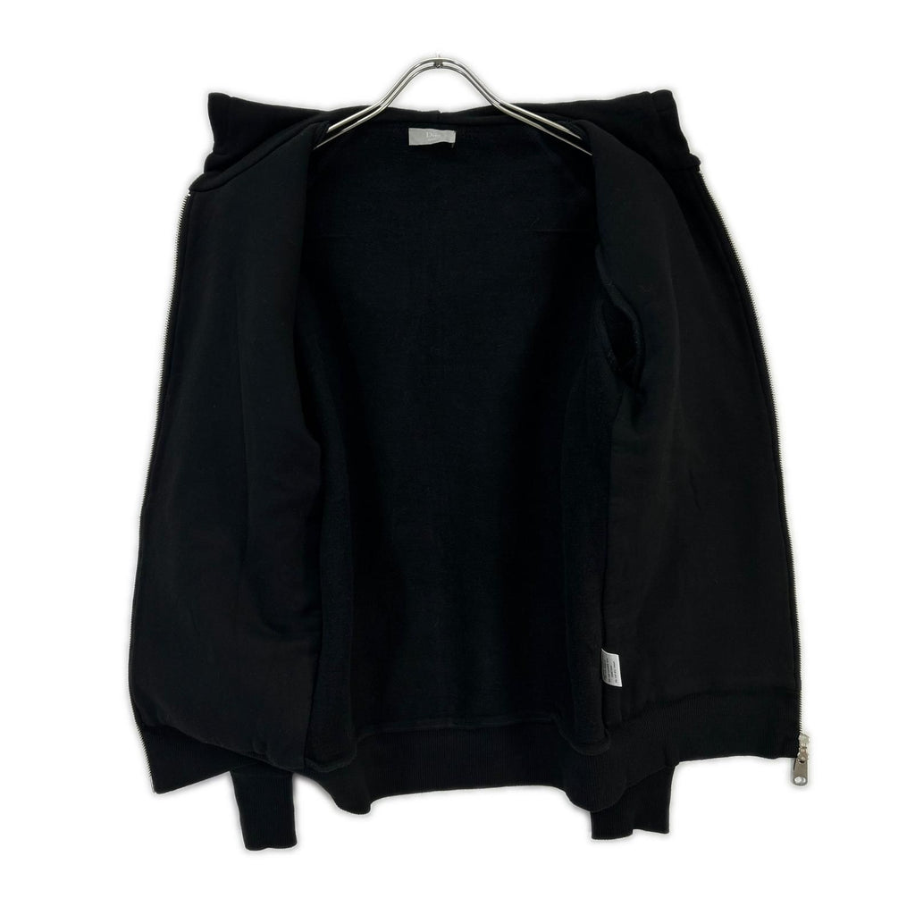 Dior Homme Resort Black Bee Embroidery Double Zip Up Hoodie 46 — view 3
