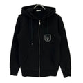 Dior Homme Resort Black Bee Embroidery Double Zip Up Hoodie 46
