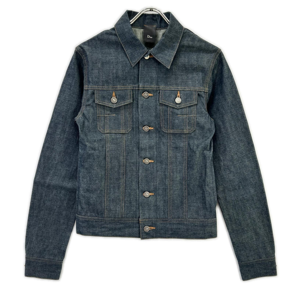 Dior Homme Blue Cotton 100 Trucker Denim Jacket 44