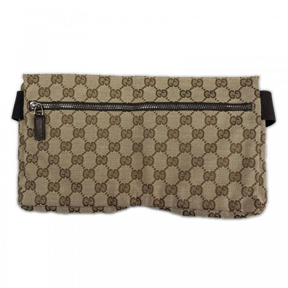Gucci Waist Bag GG Canvas Beige Silver — view 2