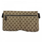 Gucci Waist Bag GG Canvas Beige Silver — view 2