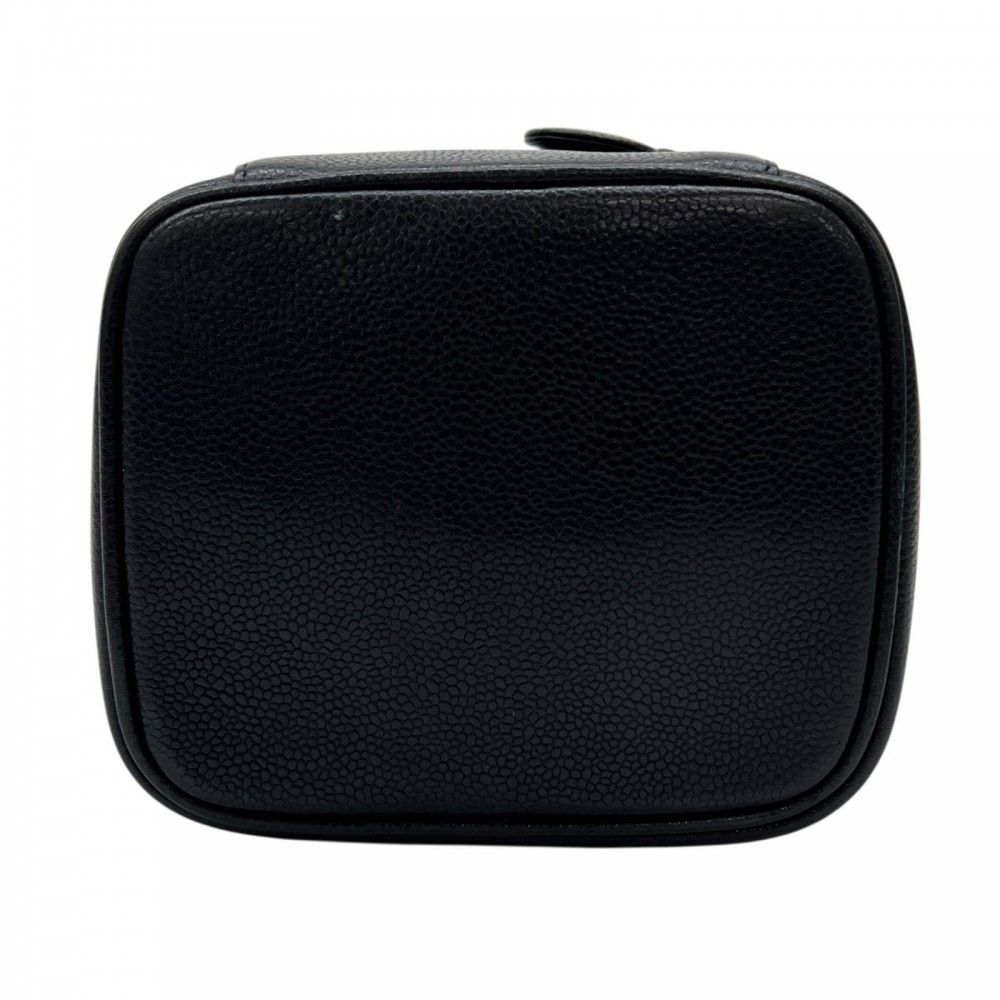 Chanel Bag Matte Caviar Leather Black Gold — view 4