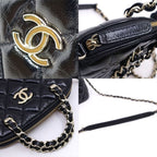 Chanel Small Shopping Shiny Lambskin BK GD Shoulder Bag