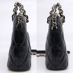 Chanel Small Shopping Shiny Lambskin BK GD Shoulder Bag