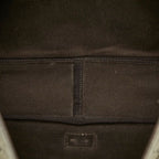 Gucci GG Supreme Sherry Line Messenger Bag Shoulder Back Beige Brown Leather