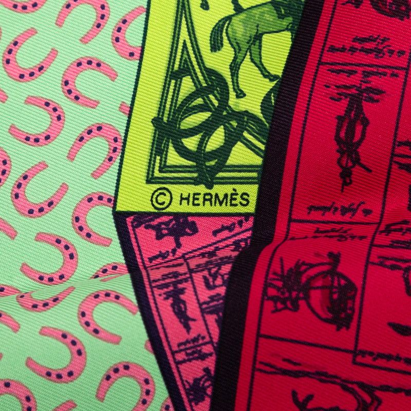 Hermes Carre 90 a Cheval Sur Mon Riding a Horse Scarf Large Multicolor Silk