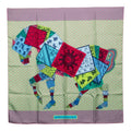 Hermes Carre 90 a Cheval Sur Mon Riding a Horse Scarf Large Multicolor Silk
