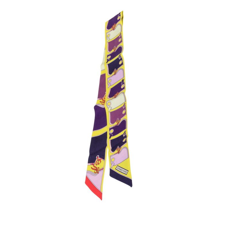 Hermes Twilly Camails Camaille Scarf Multicolor Silk