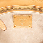 Prada Crossbody Shoulder Bag Beige Leather