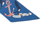 Hermes Twilly Sur Mon Nuage My Cloud Scarf Blue Multicolor Silk