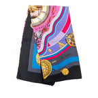 Hermes Carre 90 Parmi les Fleurs Je Compte les Heures Time Spent Among Flowers