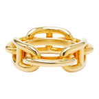 Hermes Legato Chaine D'ancre Scarf Ring Gold Plated