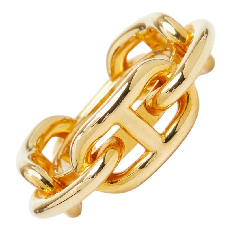 Hermes Legato Chaine D'ancre Scarf Ring Gold Plated