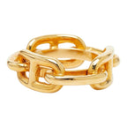 Hermes Legato Chaine D'ancre Scarf Ring Gold Plated