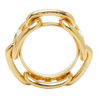 Hermes Legato Chaine D'ancre Scarf Ring Gold Plated