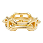 Hermes Legato Chaine D'ancre Scarf Ring Gold Plated