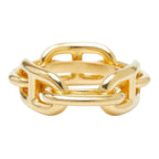 Hermes Legato Chaine D'ancre Scarf Ring Gold Plated