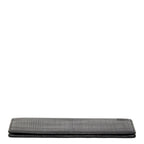 Loewe Anagram Linen Wallet Black Leather
