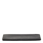 Loewe Anagram Linen Wallet Black Leather
